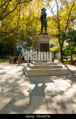 John Barry Statue in Philadelphia PA Stockfoto