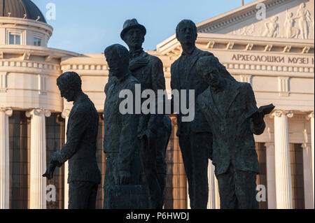 Skopje, Republik Mazedonien, Stockfoto