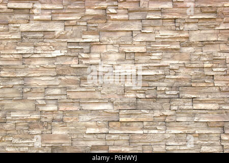 Hintergrund der Steinmauer gemacht mit Blöcken Stockfoto