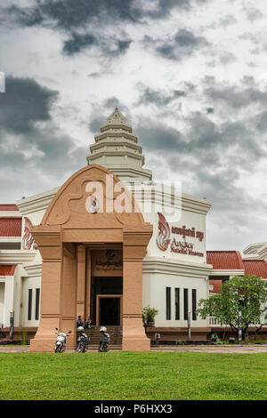 Siem Reap, Kambodscha - 19.November 2017: Eintritt in Angkor National Museum. Es ist die Sammlung der Khmer Artefakte gewidmet, auch bietet Informationen ab Stockfoto