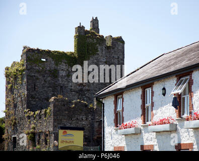 Taaffes Schloss Carlingford Stockfoto