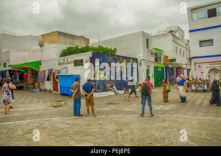 Asilah Marokko Stockfoto