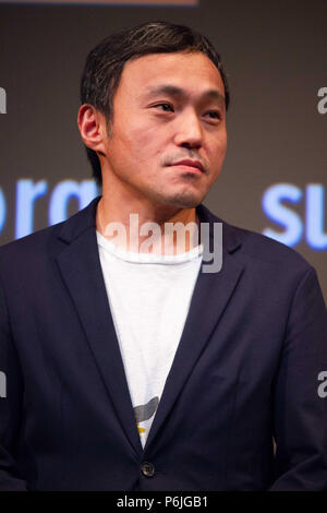 New York, USA. 29 Jun, 2018. Der japanische Regisseur Masanori Tominaga am 2018 New York Asian Film Festival am 29. Juni 2018. Quelle: Jeremy Burke/Alamy leben Nachrichten Stockfoto