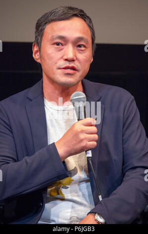 New York, USA. 29 Jun, 2018. Der japanische Regisseur Masanori Tominaga am 2018 New York Asian Film Festival am 29. Juni 2018. Quelle: Jeremy Burke/Alamy leben Nachrichten Stockfoto