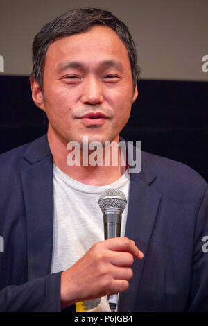 New York, USA. 29 Jun, 2018. Der japanische Regisseur Masanori Tominaga am 2018 New York Asian Film Festival am 29. Juni 2018. Quelle: Jeremy Burke/Alamy leben Nachrichten Stockfoto