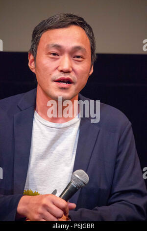 New York, USA. 29 Jun, 2018. Der japanische Regisseur Masanori Tominaga am 2018 New York Asian Film Festival am 29. Juni 2018. Quelle: Jeremy Burke/Alamy leben Nachrichten Stockfoto