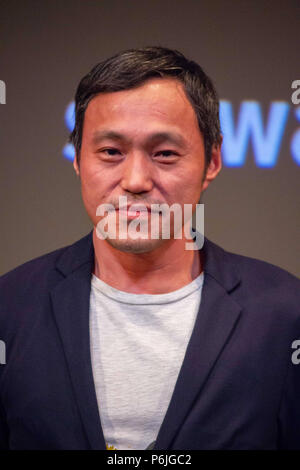 New York, USA. 29 Jun, 2018. Der japanische Regisseur Masanori Tominaga am 2018 New York Asian Film Festival am 29. Juni 2018. Quelle: Jeremy Burke/Alamy leben Nachrichten Stockfoto