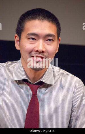 New York, USA. 29 Jun, 2018. Japanische Schauspieler Tasuku Emoto am 2018 New York Asian Film Festival am 29. Juni 2018. Quelle: Jeremy Burke/Alamy leben Nachrichten Stockfoto