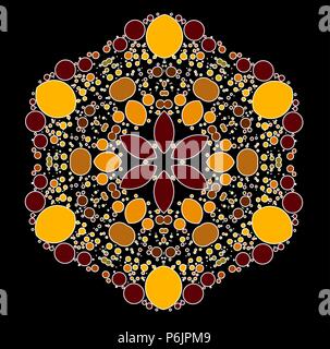 Romantische fuzzy Blume Hintergrund für Glückwünsche und Erklärungen der Liebe Stock Vektor