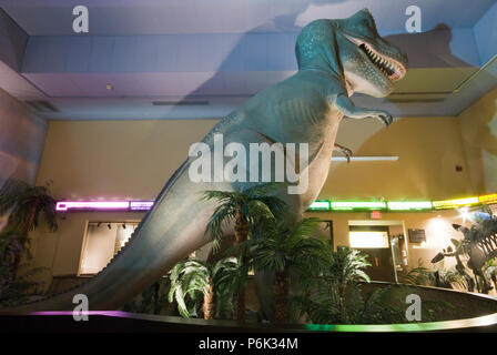 Modell der Tyrannosaurus rex im Science Museum von Springfield, Hampden County, Massachusetts, USA Stockfoto