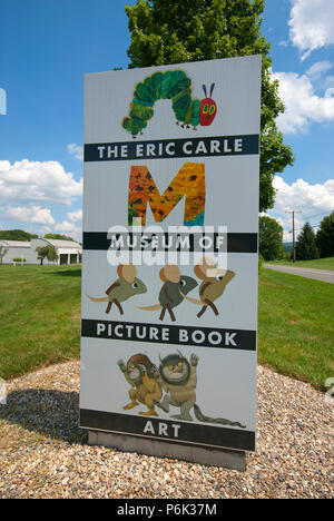 Eric Carle Museum von Bild Buch Kunst, Amherst, Hampshire County, Massachusetts, USA Stockfoto