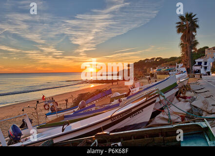 Olhos de Agua, der Algarve, Portugal Stockfoto