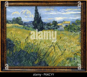 ARTE SIGLO XIX. HOLANDA. VINCENT VAN GOGH (1853-1890). Pintor postimpresionista holandés. Bin aiz Verde", 1889. Galería Nacional de Praga. República Checa. Stockfoto