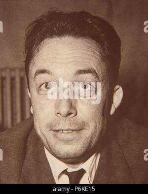 CAMUS, Albert. ESCRITOR FRANCES. 1913-1960. REPRODUCCION FOTO. Stockfoto