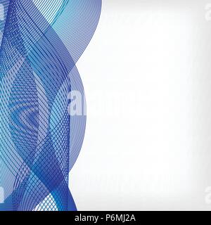 abstrakte Vektor quadratischen Pixeln Mosaik Hintergrund - blau und violett Stock Vektor