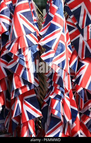 London, Vereinigtes Königreich, Nationalflaggen Großbritannien Stockfoto