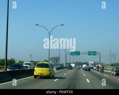 Verkehr Avenue, Rio de Janeiro, Brasilien. Stockfoto