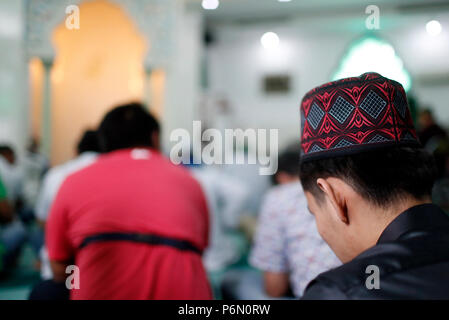 Masjid Al Rahim Moschee. Der freitag Gebet. Ho Chi Minh City. Vietnam. Stockfoto