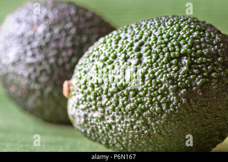 Hass avocados Nahaufnahme Stockfoto