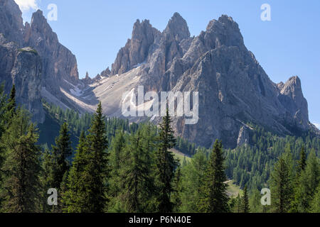 Lago Antorno, Belluno, Venetien, Dolomiten, Italien, Europa Stockfoto