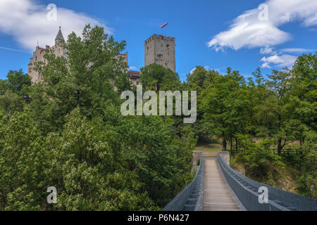 Bruneck, Castello di Brunico, Südtirol, Dolomiten, Italien, Europa Stockfoto