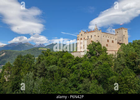 Bruneck, Castello di Brunico, Südtirol, Dolomiten, Italien, Europa Stockfoto