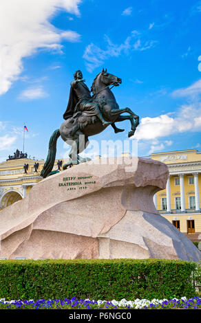 Der Bronzene Reiter Stockfoto