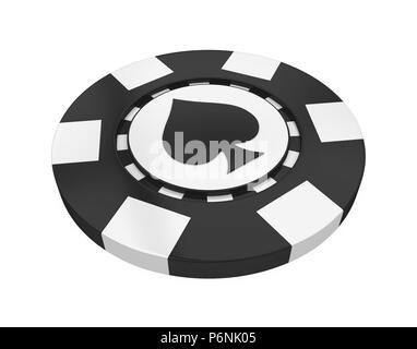 Casino Chip isoliert Stockfoto