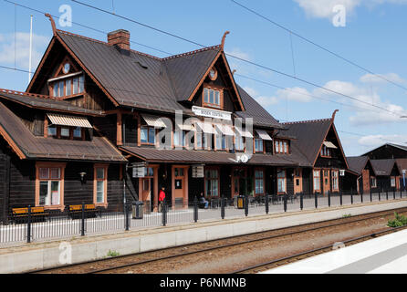 Boden, Schweden - 13. Juli 2015: Außenansicht der Boden Hauptbahnhof. Stockfoto