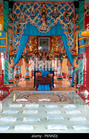 Cao Dai Tempel. Cai. Vietnam. Stockfoto