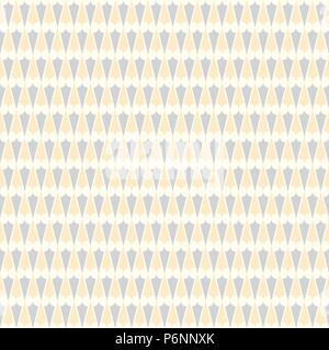 Beige moderne Doppelzimmer plumb oder Dreieck nahtlose Muster. Stilvolle Muster für Grafikdesign in abstrakten Stil. Stock Vektor