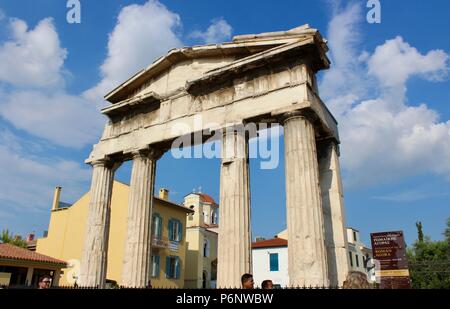 Forum Romanum im Zentrum Athens Griechenland Stockfoto