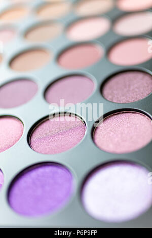 Makro Nahaufnahme photogaph des Make-up oder Make-up Palette Stockfoto