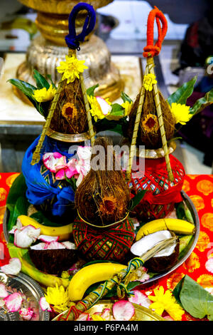 Shivaratri Feier an der Pariser Ganesh Tempel, Frankreich. Stockfoto