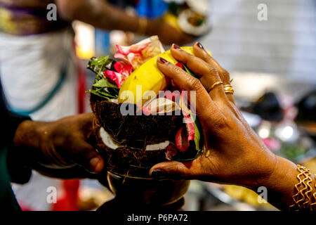 Shivaratri Feier an der Pariser Ganesh Tempel, Frankreich. Stockfoto