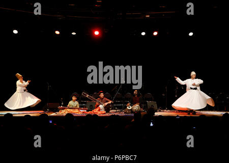 Die Pariser Mawlid, Feier des Propheten Mohammeds Geburtstag. Paris, Frankreich. Stockfoto