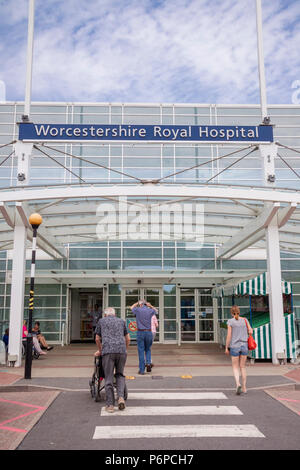 Worcester Royal Hospital, Worcester, Worcestershire, England, Großbritannien Stockfoto