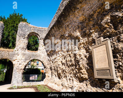 Kapitel Haus, Lesen Abby Ruinen, nun wieder für die Öffentlichkeit, Lesen Abby Viertel, Reading, Berkshire, England, UK, GB. Stockfoto