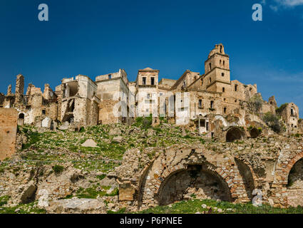 Ghost Town von Maratea, Basilicata, Italien Stockfoto