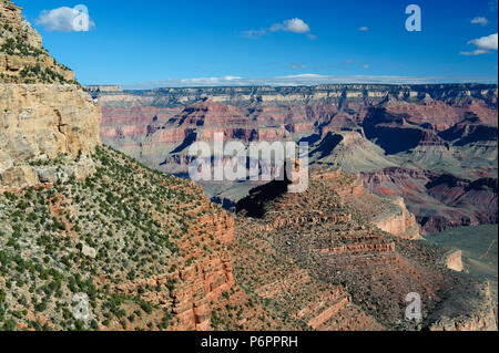Grand Canyon gesehen vom South Rim, Arizona, USA. Stockfoto