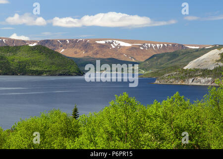 Reisen Labrador, Kanada. Landschaft scenics entlang Labrador Coastal Drive 510 N, Trans Labrador Highway, Neufundland, Labrador, Kanada Stockfoto