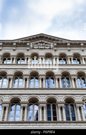 New York City/USA - 20.Juni 2018: Alte Gebäude im TriBeCa auf Lower Manhattan in New York City Stockfoto