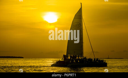 Key West Florida sunset Stockfoto