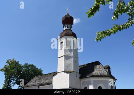 Filialkirche St. Andreas bei Bad Endorf Chiemgau Chiemsee Stockfoto