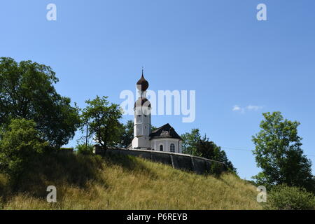 Filialkirche St. Andreas bei Bad Endorf Chiemgau Chiemsee Stockfoto