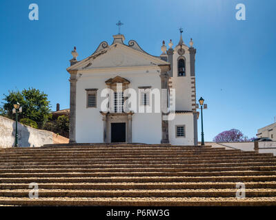 Katholische Kirche Igreja Matriz de Estoi, Algarve, Portugal Stockfoto