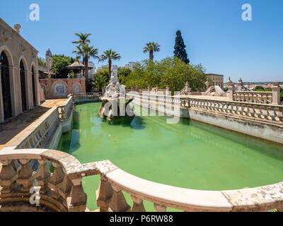 Neoklassizistischer Palast 'Pousada Palacio de Estoi', Algarve, Portugal Stockfoto