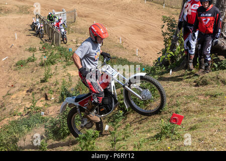 Moto-X-Studien bei Cadders Hill, Lyng, Norfolk, Großbritannien Stockfoto