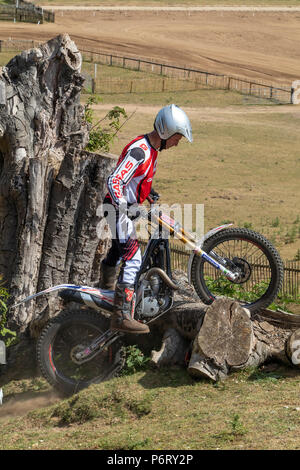 Moto-X-Studien bei Cadders Hill, Lyng, Norfolk, Großbritannien Stockfoto