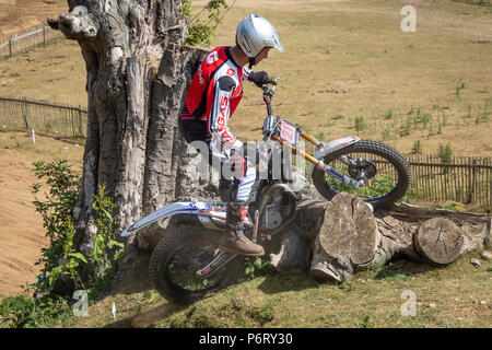 Moto-X-Studien bei Cadders Hill, Lyng, Norfolk, Großbritannien Stockfoto